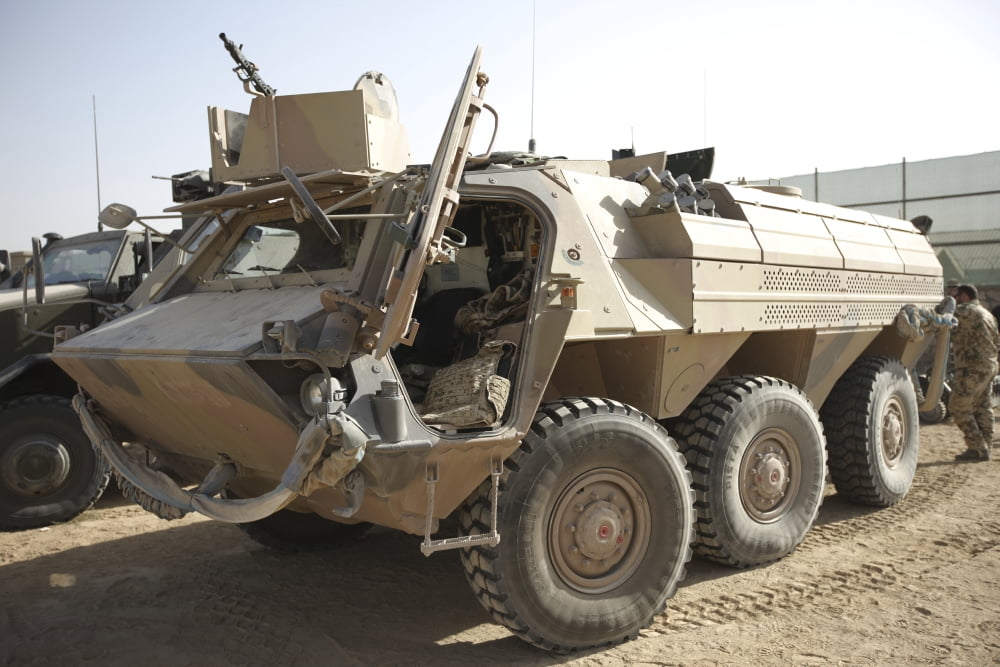 A TPz Fuchs armored personnel carrier Canvas Art - Terry MooreStocktrek Images (35 x 24)
