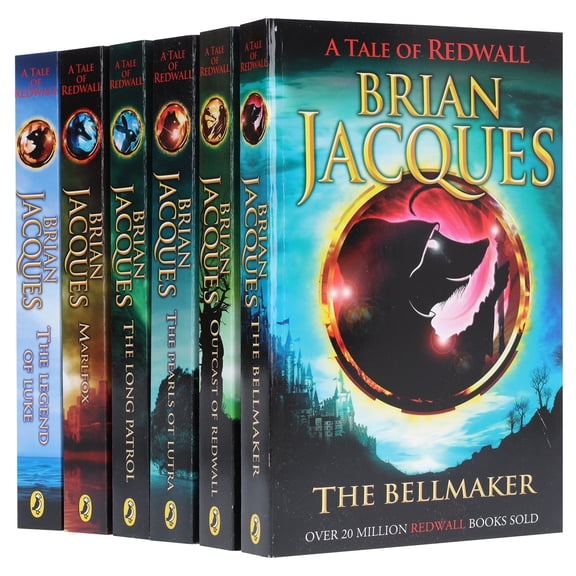A Tale of Redwall Series by Brian Jacques 6 Books Collection Set - Ages 9+ - Paperback