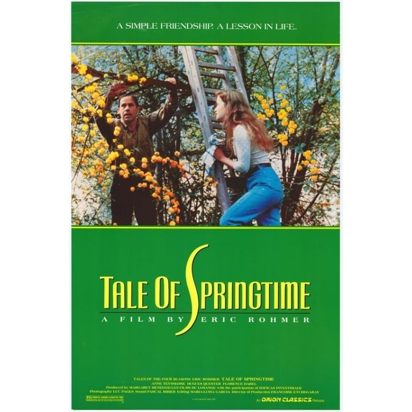 Spring Time Movie A Tale of Springtime Movie Poster Print (27 x 40) - Walmart.com