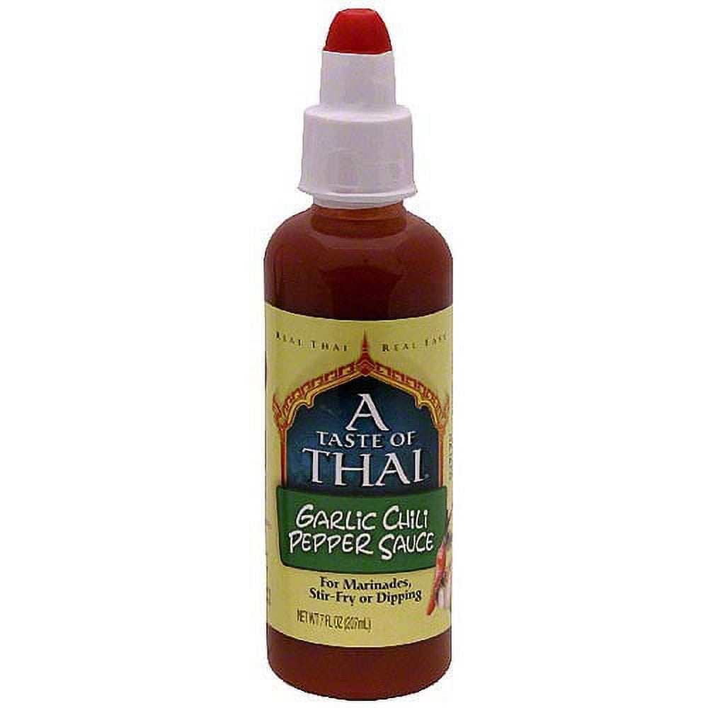 A Taste Of Thai Garlic Chili Pepper Sauce, 7 oz (Pack of 6)