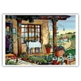 thumbnail image 1 of A Taste of Wine Country - Tuscany Italy - Italian Villa Vineyards - From an Original Watercolor Painting by Robin Wethe Altman - Master Art Print (Unframed) 13in x 19in, 1 of 4