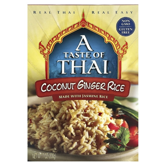 A Taste Of Thai Coconut Ginger Rice, 7 oz (200 g)