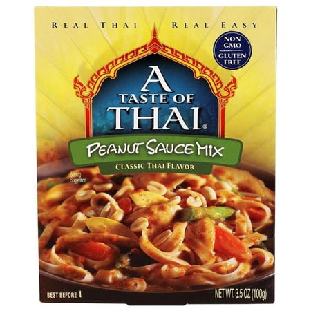A Taste of Thai Peanut Sauce Mix, Classic Thai Flavor, 3.5 Oz