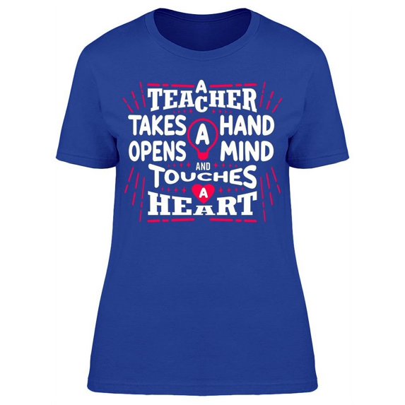 A Teacher Opens A Mind T-Shirt Women -Image by Shutterstock, Female 3X-Large