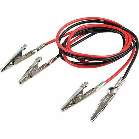 A-Team Performance 30" Red & Black Test Leads with Alligator Clips 1 Set Per Package