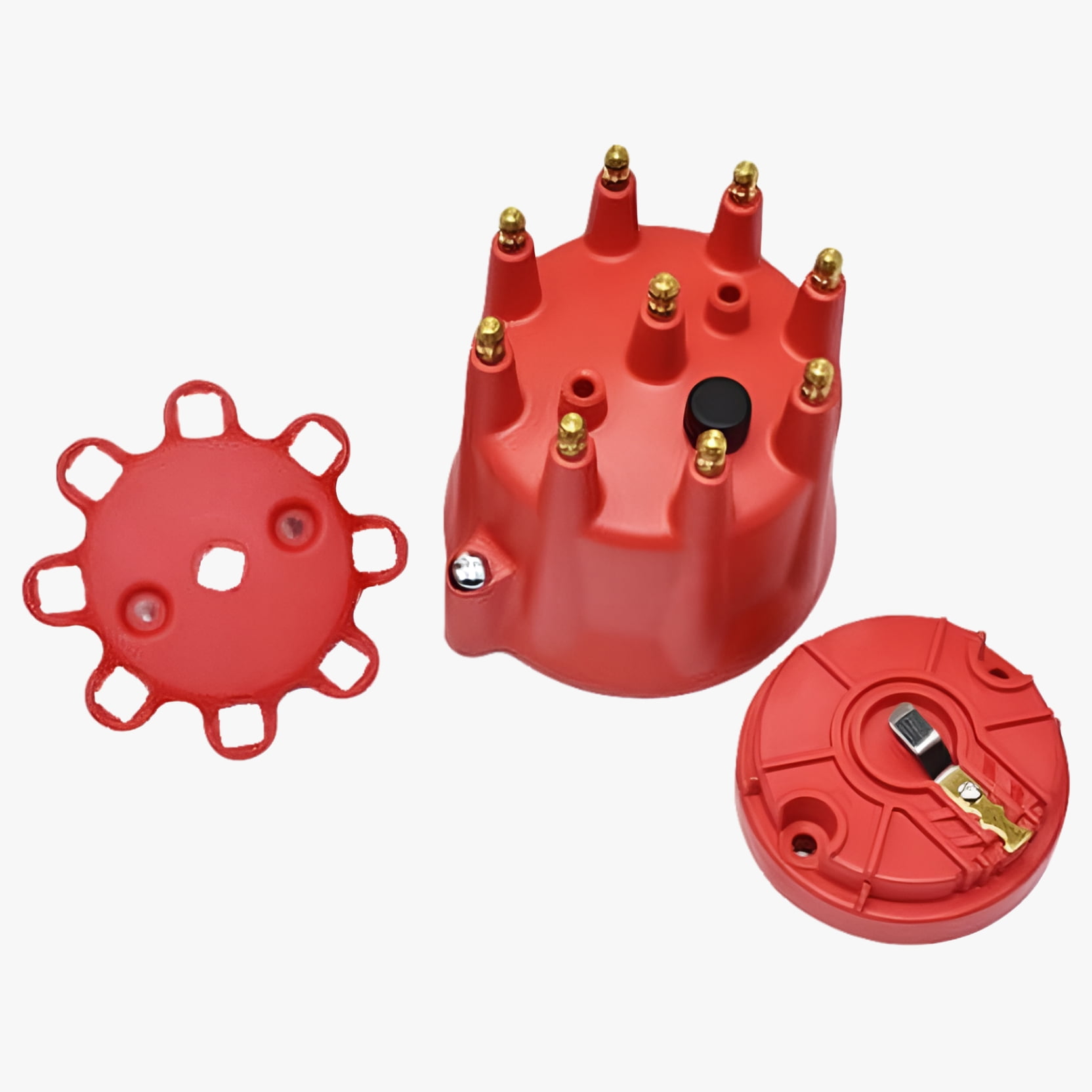 Male Rotor Cap A-Team Performance 8-Cylinder Male Pro Series Distributor Cap & Rotor ...