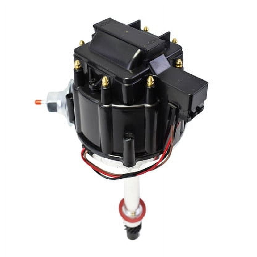 A-Team Performance HEI Distributor - One Wire, Red Cap, 65K Coil For Chevy SBC/BBC & AMC V8
