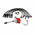 thumbnail image 1 of A-Team Performance HEI Distributor with Spark Plug Wires &amp; HEI Pigtail Harness Complete Kit Compatible with Chevrolet Chevy GM GMC Big Block Chevy BBC 396 427 Red Cap …, 1 of 8