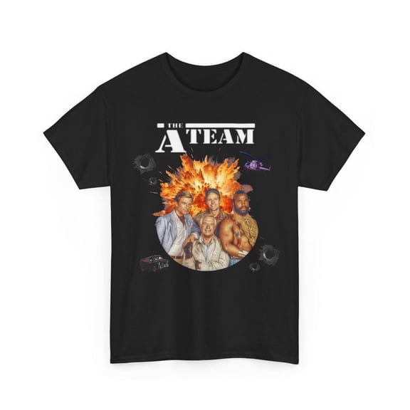 A-Team Unisex Tee, Vintage Graphic T-Shirt, 80s Retro Cotton Shirt