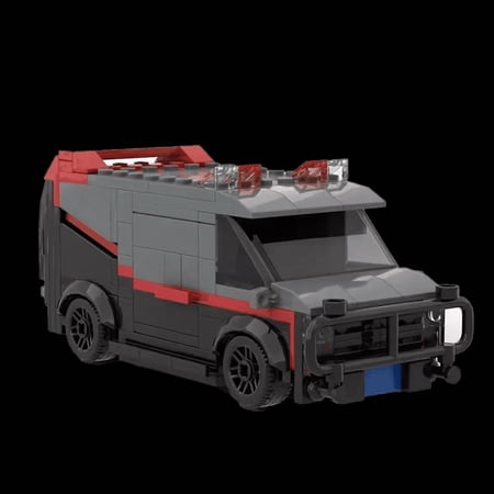 A-Team Vehicle SWAT Team Car Toy Model Police Department Brick Building Set Children's Toy Gift 242PCS