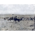 thumbnail image 1 of A Texas Cowboy On Horseback Separating A Cow From The Rest Of The Herd On The Ls Range In Texas. Photo By Erwin E. Smith, 1 of 2