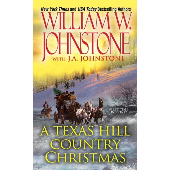 Pre-Owned A Texas Hill Country Christmas (Paperback) by William W. Johnstone, J.A. Johnstone