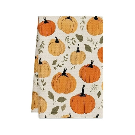 A Thanksgiving Kitchen Towel 66X45Cm Absorbent For Dish Drying Holiday Decor