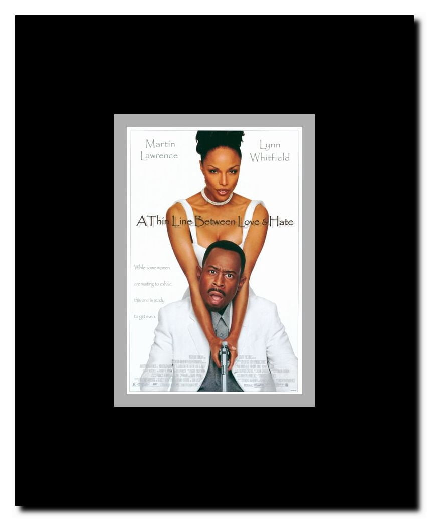A Thin Line Between Love and Hate Framed Movie Poster