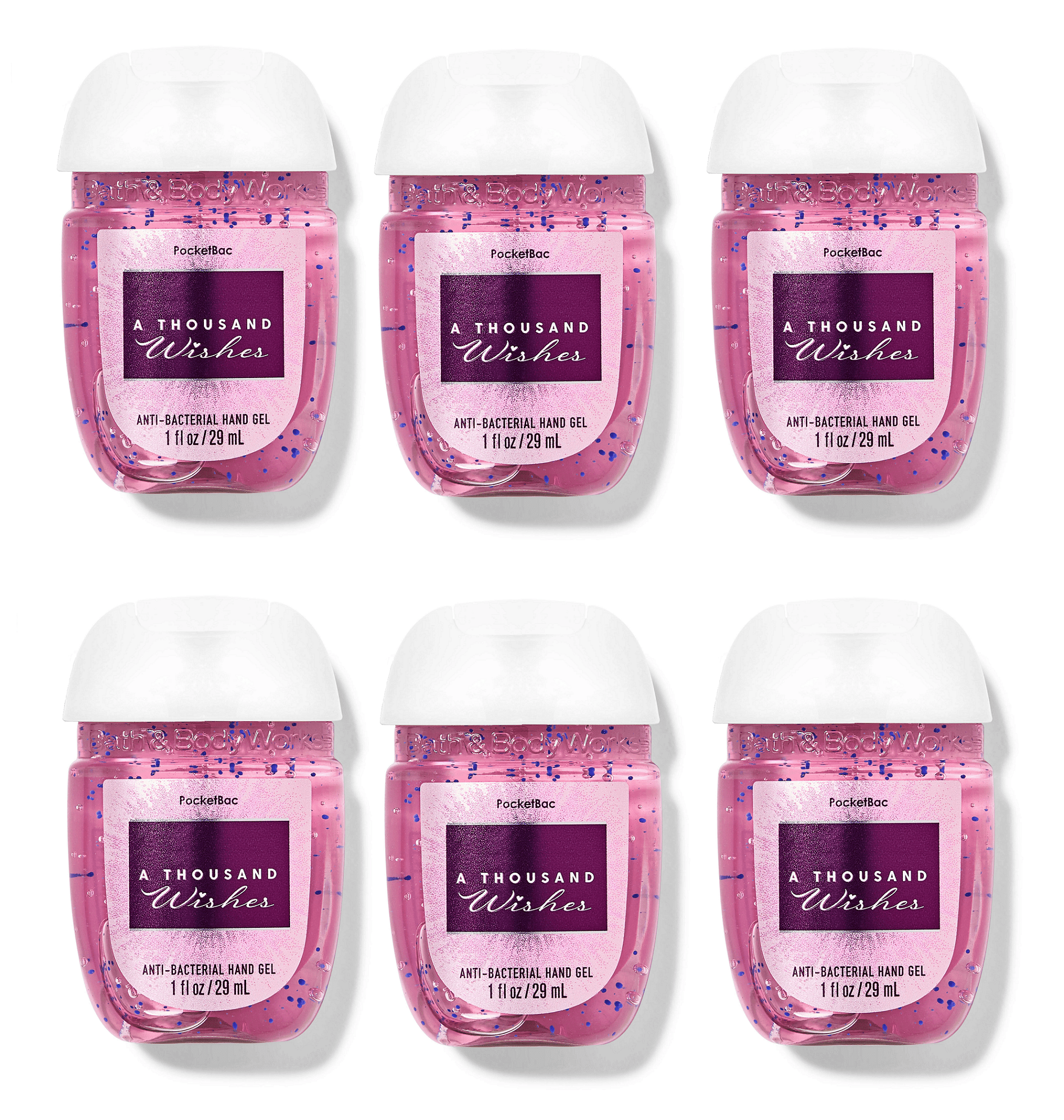A Thousand Wishes 6-Pack Hand Gel Sanitizers by Bath + Body Works/White Barn