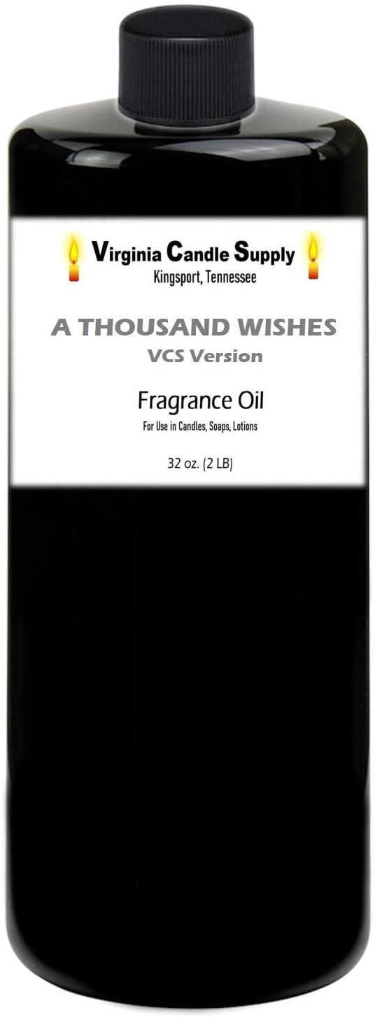 A Thousand Wishes Fragrance Oil Our Version 32 oz Bottle for Candle Making, Soap Making, Tart Making, Room Sprays, Lotions, Car Fresheners, Slime, Bath Bombs, Warmers