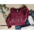 thumbnail image 1 of A Thrill Of Hope The Weary World Rejoices Sweatshirt, Christian Christmas Sweatshirt, Nativity Scene Sweater, Christmas Jesus Sweatshirts, 1 of 5