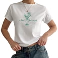 thumbnail image 1 of A Tini Bit Irish Baby Tee - Cute Irish Girl St Patty Y2K Top, St Patricks Day Baby Tee, 1 of 6