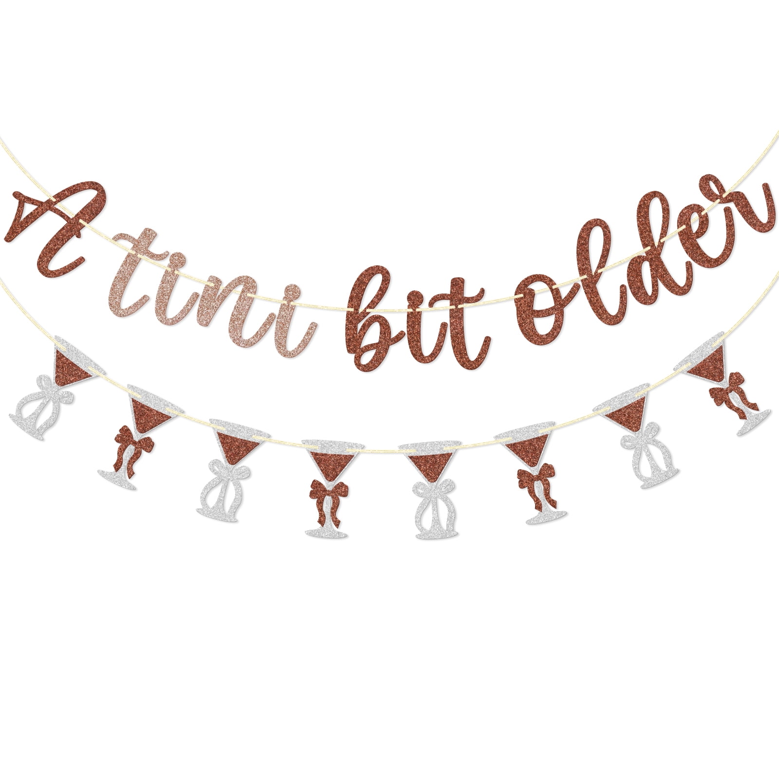 A Tini Bit Older Banner, Espresso Martini Birthday Party Decor, Espresso Martini Themed Birthday Banner, Martini Birthday Decorations, Espresso Martini Birthday Decorations