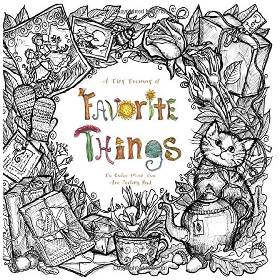 Pre-Owned A Tiny Treasury of Favorite Things: To Color When You Are Feeling Bad: Volume 1 (Purse Sized Coloring Books - Therapeutic, Comforting & Inspirational for Ages 9 to Adult) Paperback