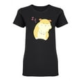 thumbnail image 1 of A Tired Hamster Shaped T-Shirt Women -Image by Shutterstock, Female Small, 1 of 2