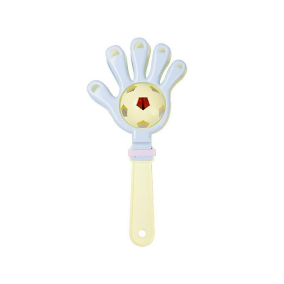 A Toddler Mini Hand Clapping Bell Toy Plastic Clapper Noise Maker For Kids Children Party Activity Fun Game Classroom Award Color
