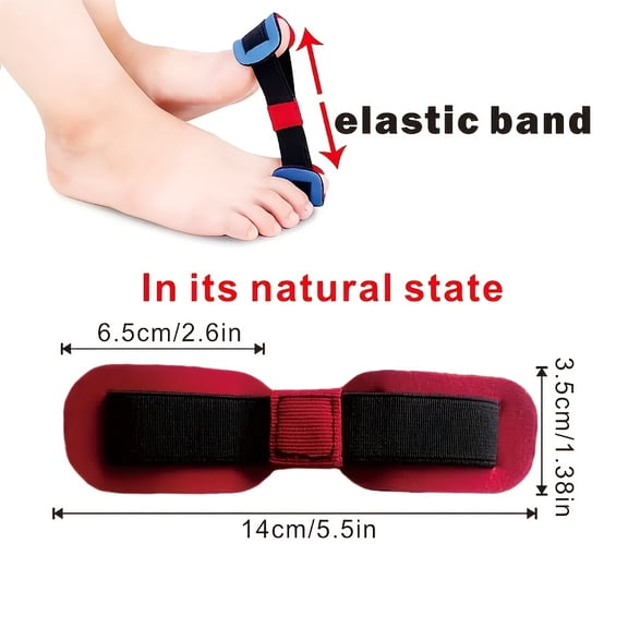 A Toe Training Resistance Band with Dual Loops for Flexible Toe Exercises