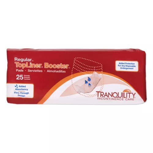 A TopLiner Incontinence Booster Pad 14'' Length Heavy Absorbency - Pack of 25