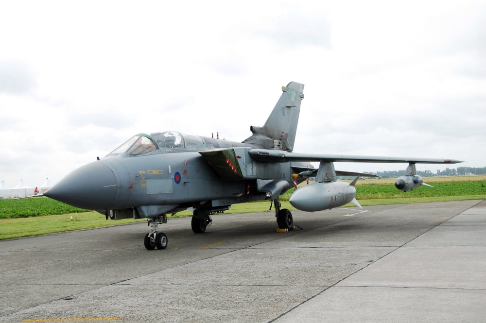 A Tornado GR4 of the Royal Air Force Canvas Art - Luc De JaegerStocktrek Images (17 x 12)