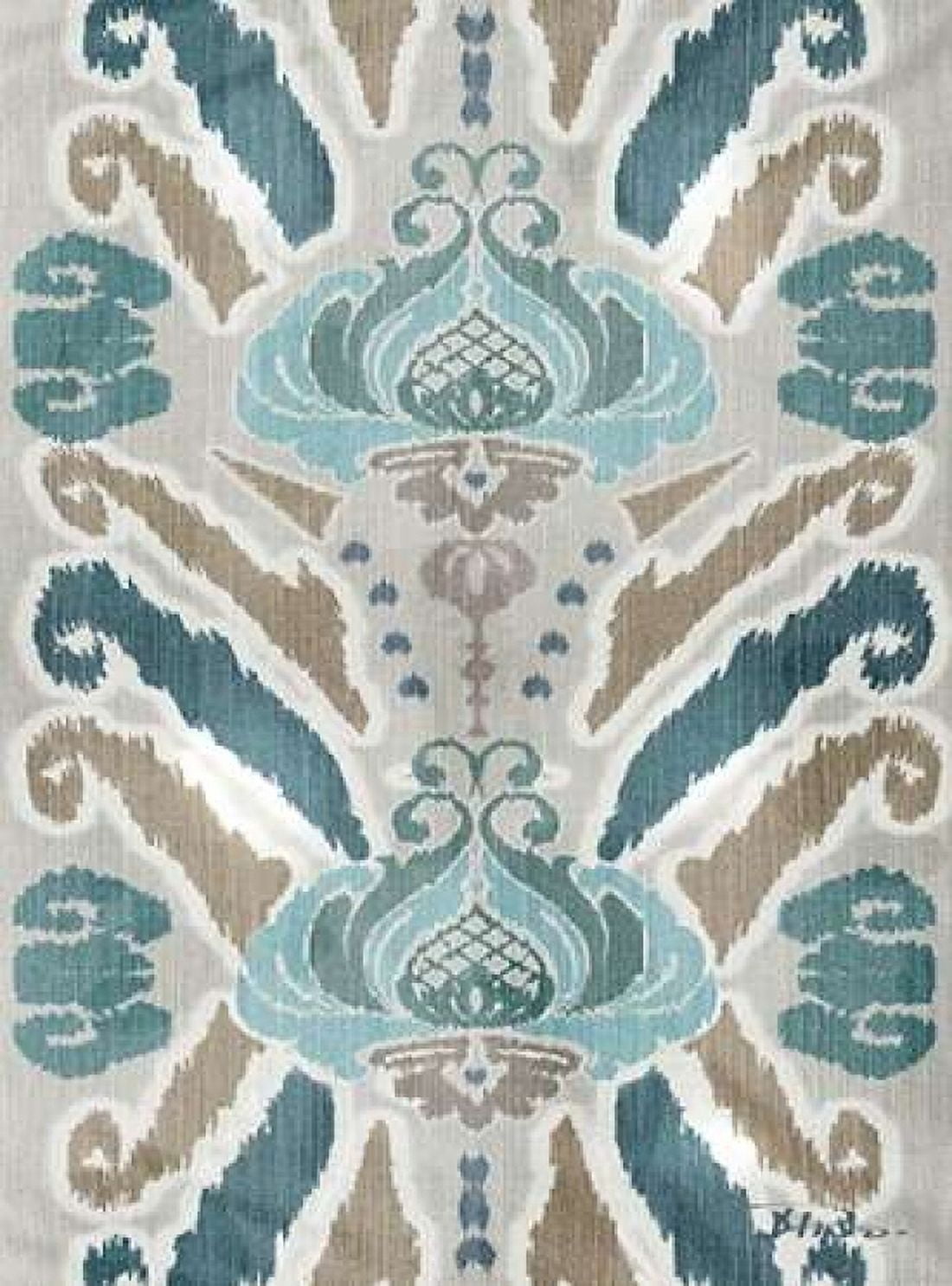 A Touch of Flourish with Border II Canvas Art - Patricia Pinto (18 x 24)