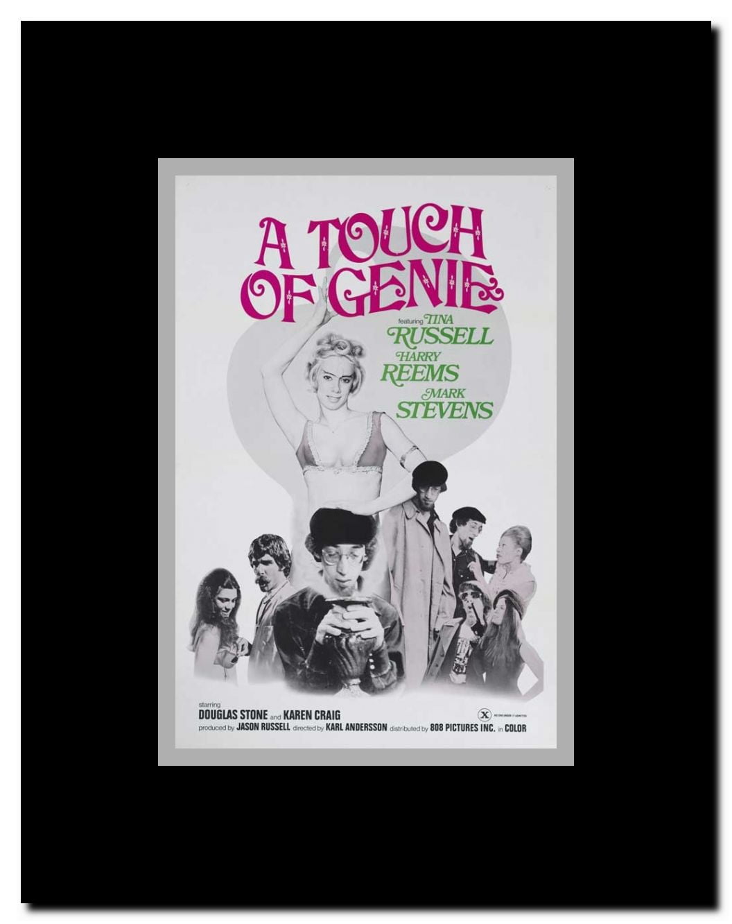 A Touch of Genie Framed Movie Poster