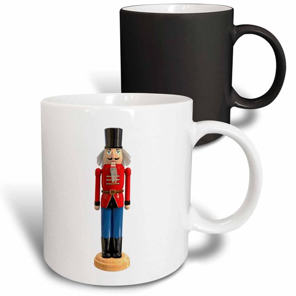 3drose, a Traditional Nutcracker Holiday Decoration, 11oz Magic Transforming Mug