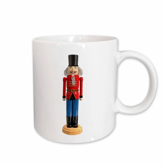 3drose, a Traditional Nutcracker Holiday Decoration, 15oz Mug