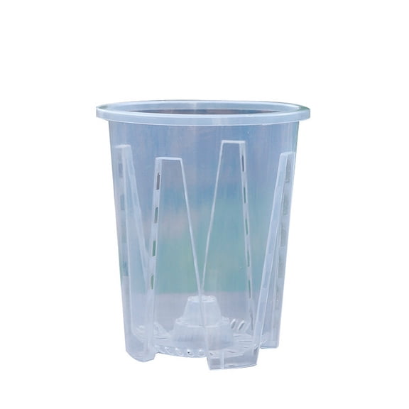 A Transparent Breathable Thickened And Plastic Potted Plant With Root Control For Phalaenopsis, 1pcs
