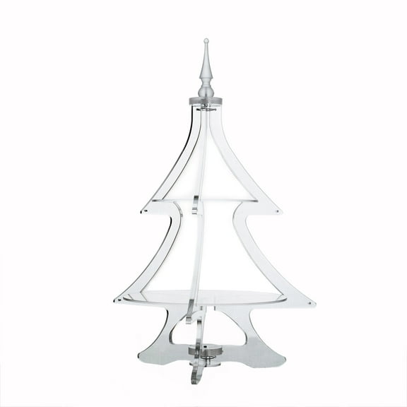A Tree For Every Season and one just for the kids!  Traditional Acrylic Tree with Two Shelves, 2.5 ft., Clear