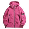 thumbnail image 1 of A Trendy And Versatile Solid Colored Loose Coat Windbreaker Or Jacket For Couples, 1 of 2