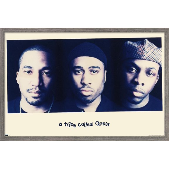 A Tribe Called Quest - Faces Wall Poster, 22.375" x 34" Framed