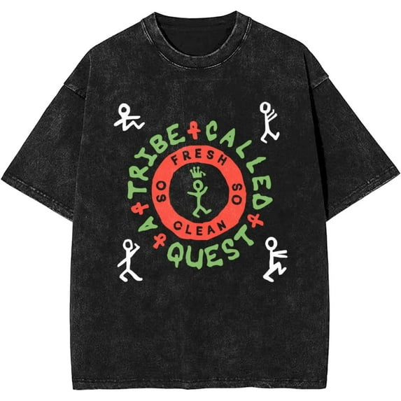 A Tribe Called Quest Hip Hop Rap Music Vintage Tshirt Funny Graphic Retro Oversize Washed Shirts Men