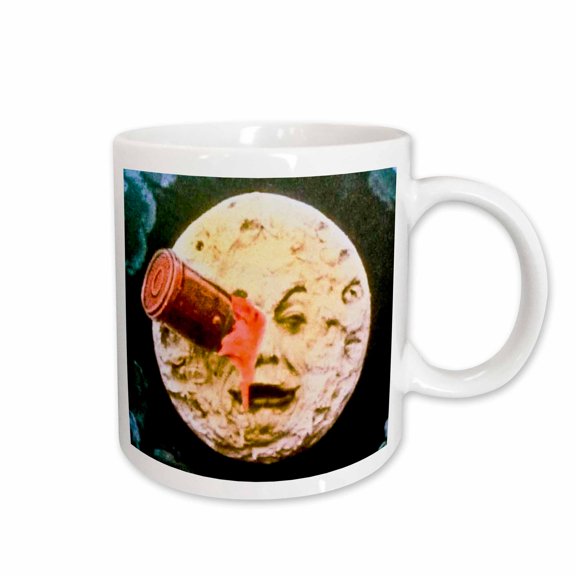 3drose, a Trip to the Moon (hand Colored), 15oz Mug