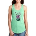 thumbnail image 1 of A Tropical Artichoke Racerback Tank Women -Fab Funky Designs, Female Large, 1 of 4