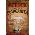 thumbnail image 1 of A True Authentic Recipe for a Margarita Tin Sign Wall Retro Metal Bar Pub Poster Metal 12 X 8, 1 of 4