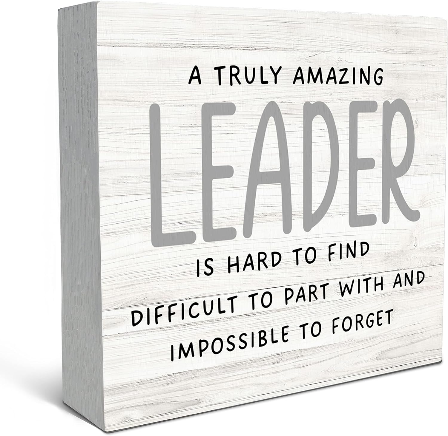 A Truly Amazing Leader Is Hard To Find Wood Box Sign Desk Decor,Leader ...