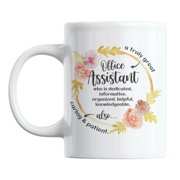 A Truly Great Office Assistant, Admins Day Quote Coffee & Tea Mug 11oz