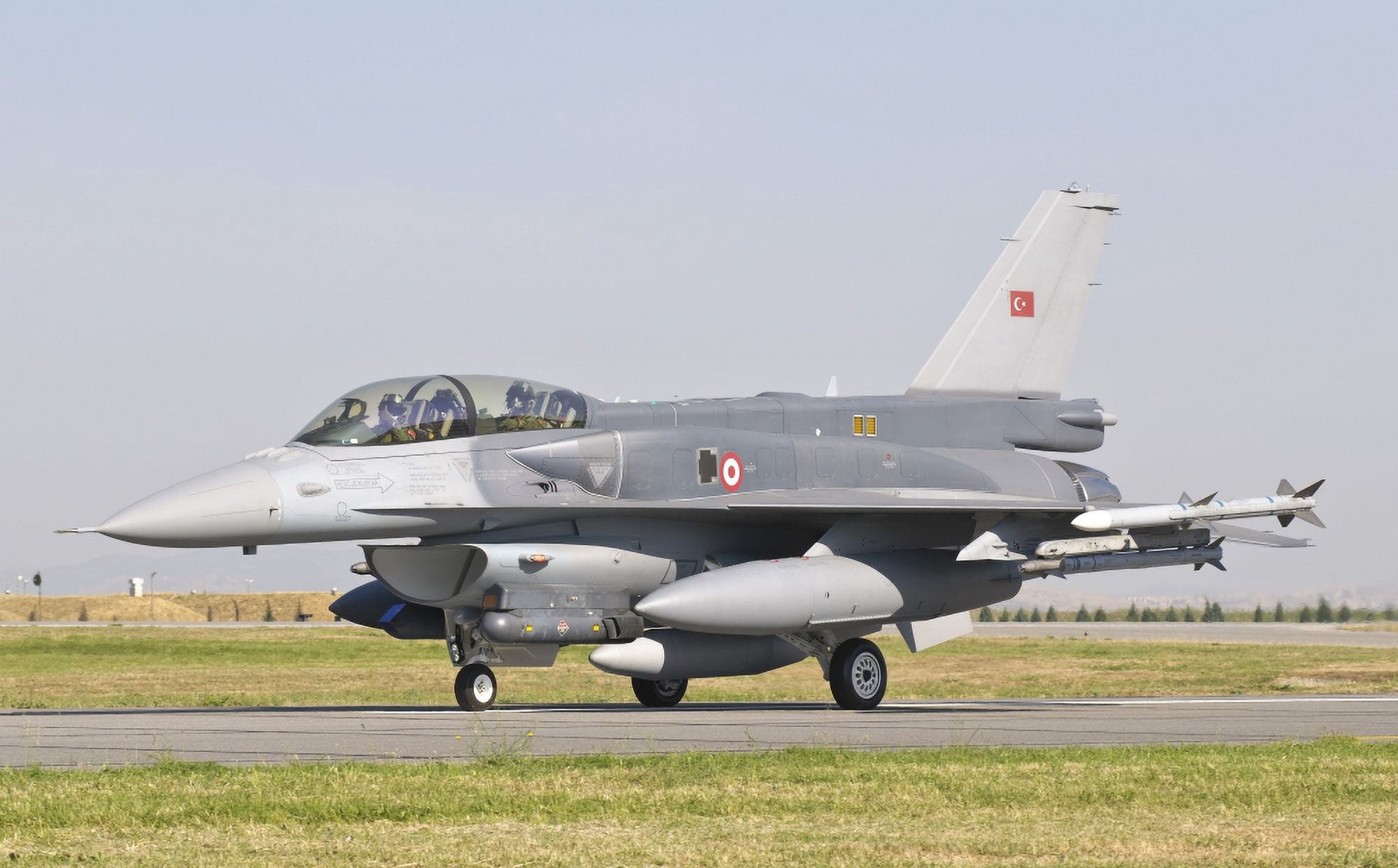 A Turkish-built F-16 at the Izmir Air Show 2011 Canvas Art - Giovanni CollaStocktrek Images (36 x 22)
