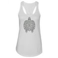 thumbnail image 1 of A Turtle In Zentangle Style Tank Women -Image by Shutterstock, Female x-Small, 1 of 4