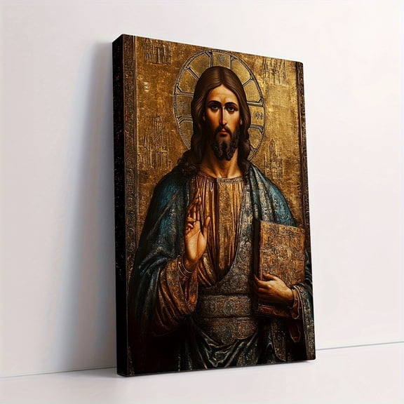 A Two-Dimensional Canvas Artwork Featuring Christ As The Lord of Truth