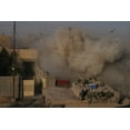 thumbnail image 1 of A U.S. Marine Corps Abrams Tank Blasts Into A Building From Which They Received Fire In Fallujah Al Anbar Province Iraq., 1 of 2