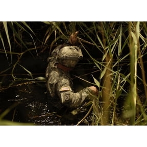 A US Army Soldier searches for missing Soldiers Canvas Art - Stocktrek Images (33 x 23)