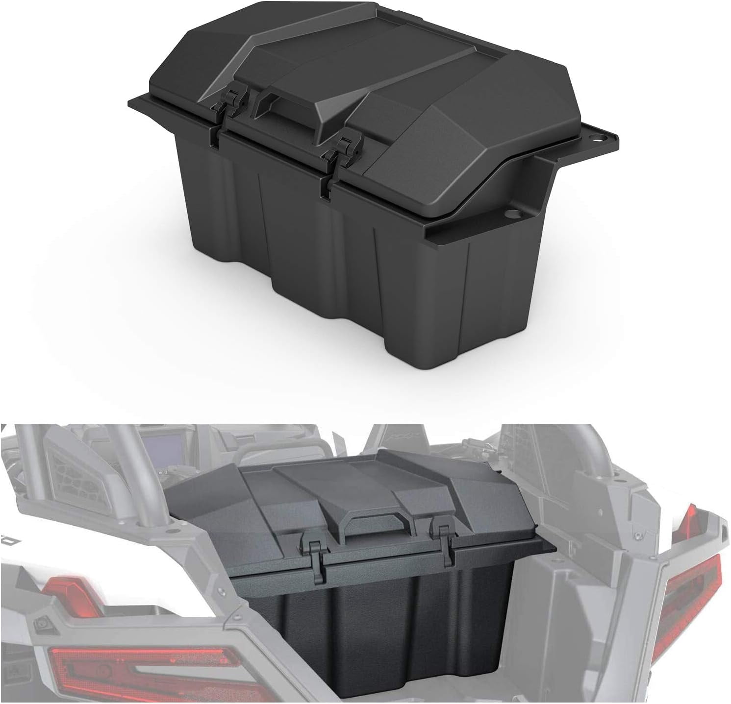 A & UTV PRO 73 QT Rear Cargo Box for 2020-2023 Polaris RZR PRO XP/PRO XP 4