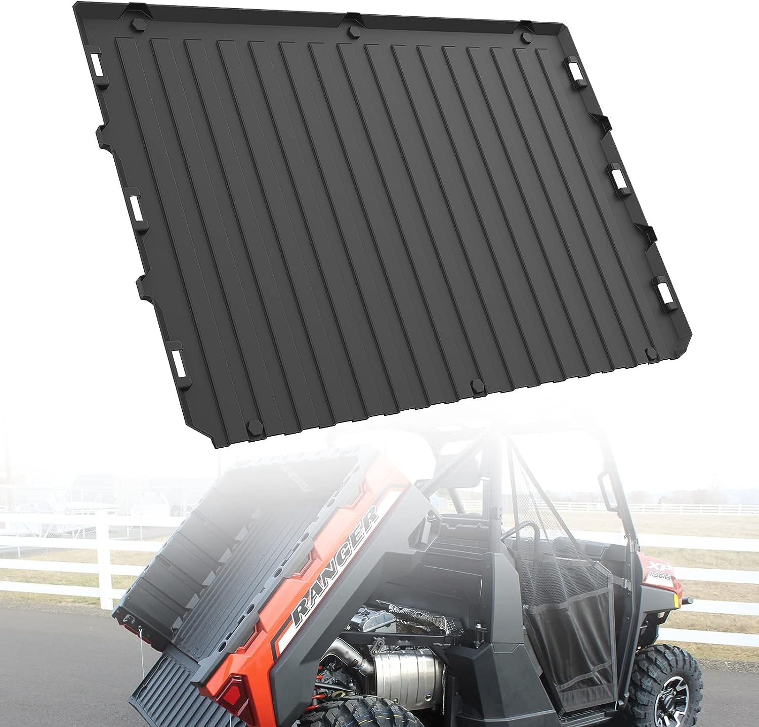 A & UTV PRO Cargo Bed Mats Liner for 2014-2022 Polaris Ranger XP 900